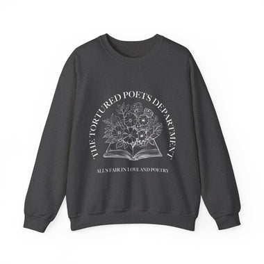 All's Fair In Love And Poetry Tortured Poets Department Crewneck Sweatshirt - The Lyric Label