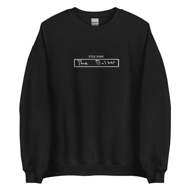 File Name: The Bolter Embroidered Crewneck Sweatshirt - The Lyric Label