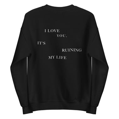 File Name: The Manuscript Embroidered Crewneck Sweatshirt - The Lyric Label