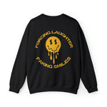Forcing Laughter Faking Smiles Crewneck Sweatshirt - The Lyric Label