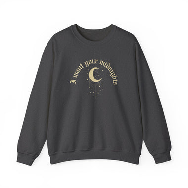 I Want Your Midnights V3 Crewneck Sweatshirt - The Lyric Label