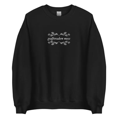 Illicit Affairs Embroidered Crewneck Sweatshirt - The Lyric Label