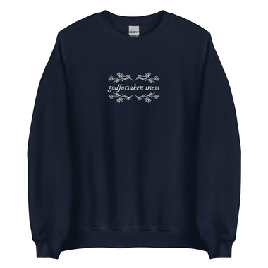 Illicit Affairs Embroidered Crewneck Sweatshirt - The Lyric Label