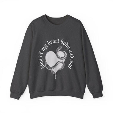 King Of My Heart V2 Crewneck Sweatshirt - The Lyric Label