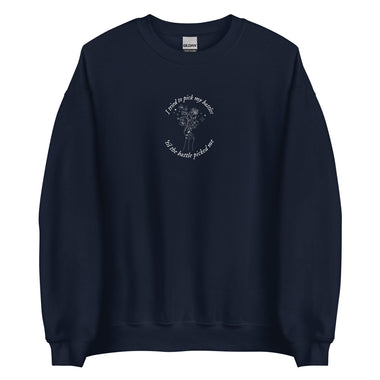 Long Story Short Lyrics Embroidered Crewneck Sweatshirt - The Lyric Label