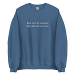 New Years Day V2 Embroidered Sweatshirt - The Lyric Label