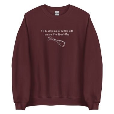 New Years Day V3 Embroidered Sweatshirt - The Lyric Label