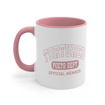 Official Member Of The Tortured Poets Department 11oz Varsity School Font Accent Coffee Mug - The Lyric Label