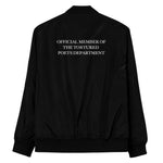 Official Member Of The Tortured Poets Department | TS 11 | TTPD Era | Premium recycled bomber jacket for Swifties - The Lyric Label