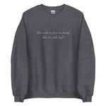 The Archer Embroidered Sweatshirt - The Lyric Label