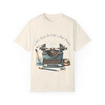 The Tortured Poets Department All's Fair In Love And Poetry Typewriter Shirt - The Lyric Label