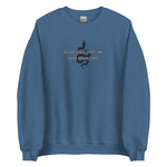 Times Quote V2 Embroidered Sweatshirt - The Lyric Label