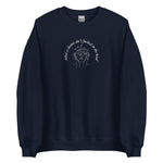 What A Shame Embroidered Crewneck Sweatshirt - The Lyric Label